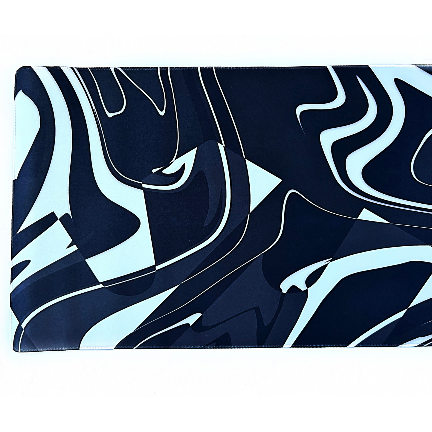 XL SWIRL CRWNZ Mousepad - Black/White